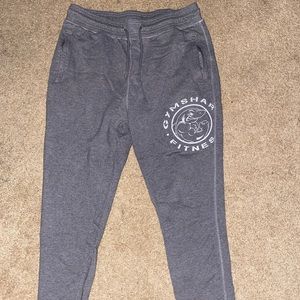 Grey Mens Gymshark Joggers